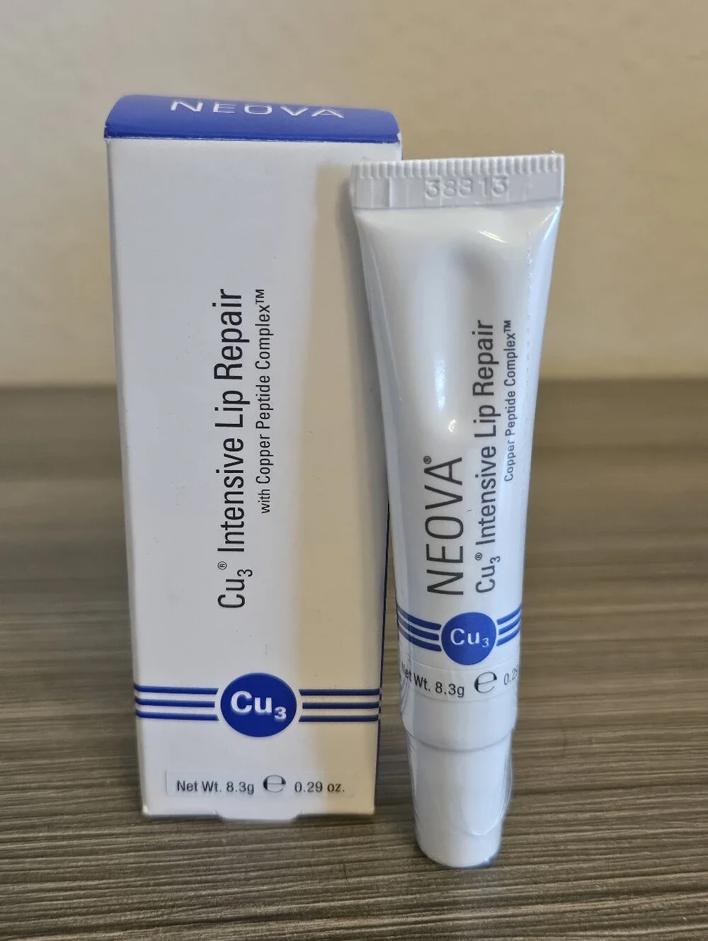 Neova Cu3 Intensive Lip Repair 0.29oz Protects Lips New in Box